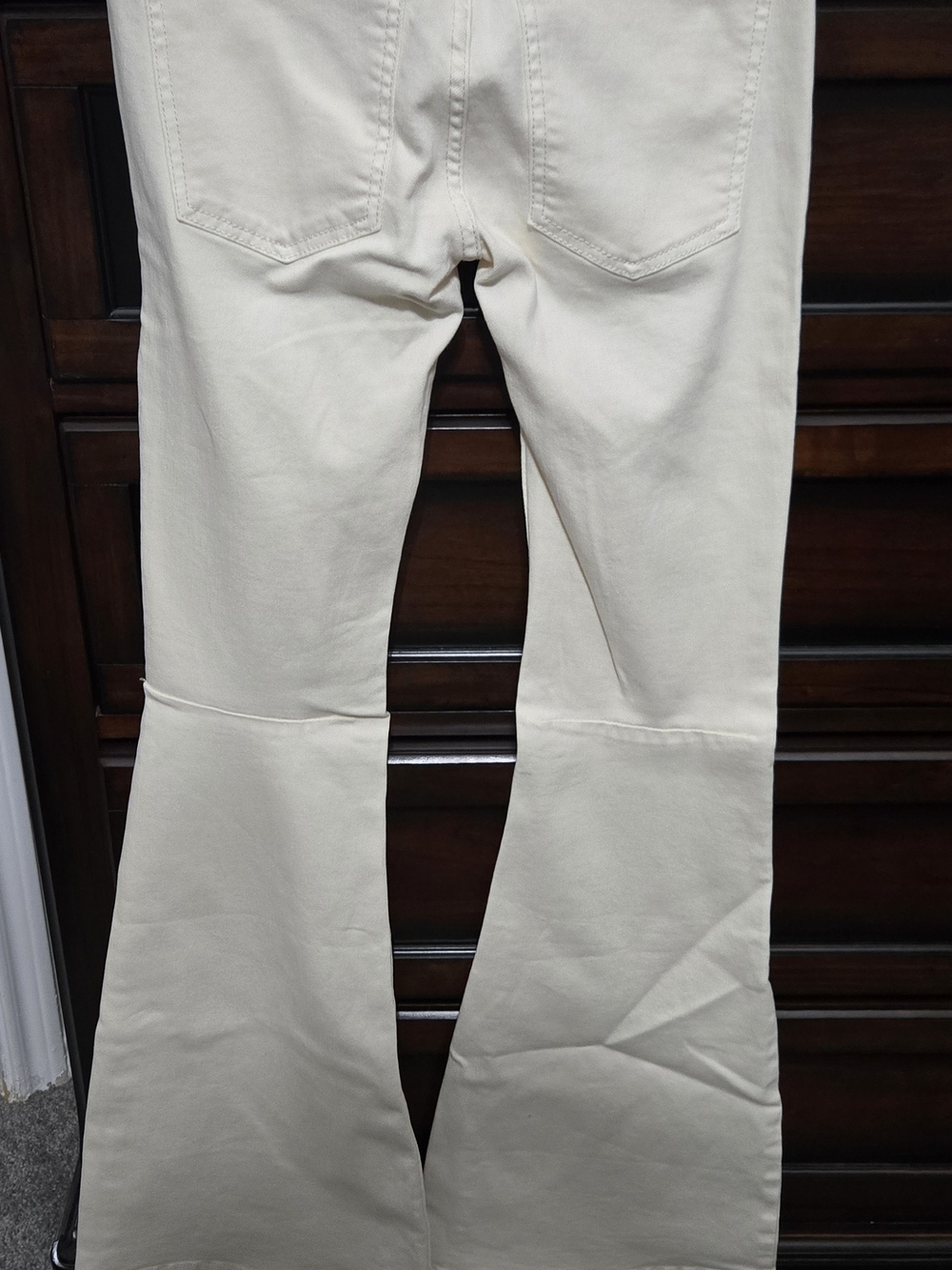 We The Free Cream High-Rise Flare Pants
